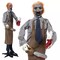 5.7FT Halloween Outdoor Spooky Decoration Talking Chainsaw Man, Glowing Eyes